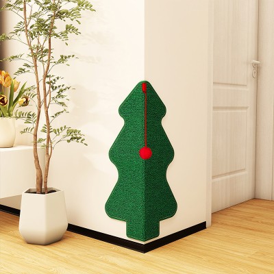 Christmas Tree Wall Sticker Cat Scratching Board
