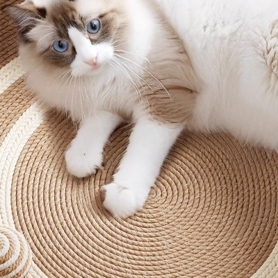 Sisal Round Cat Scratching Mat