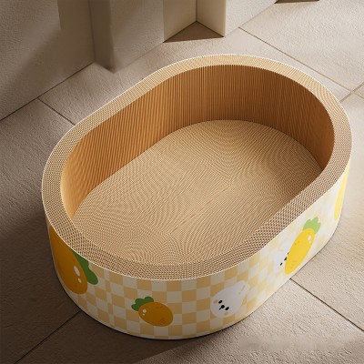 Oval shaped Deepened Scratching Board