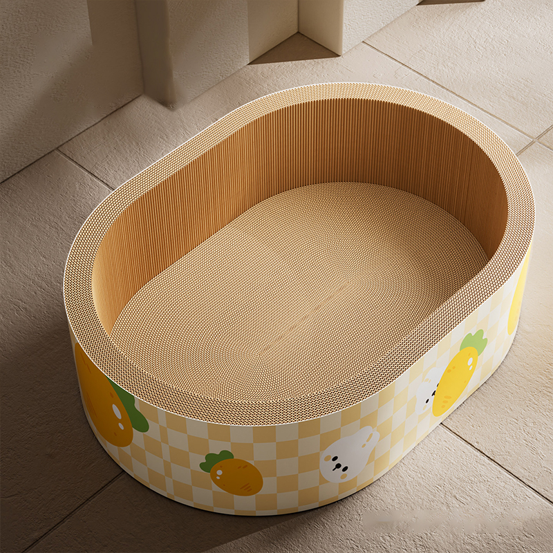 Oval shaped Deepened Scratching Board