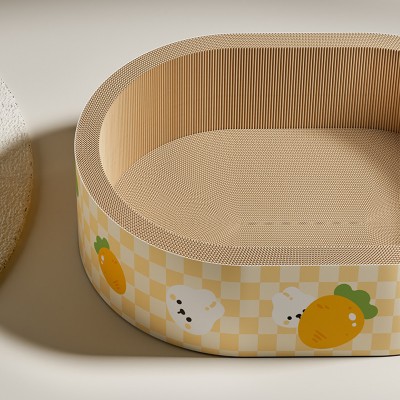 Oval shaped Deepened Scratching Board