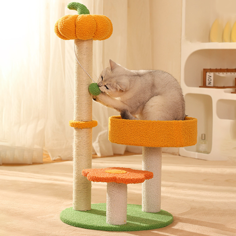 Pumpkin Shaped Cat Scratching Board