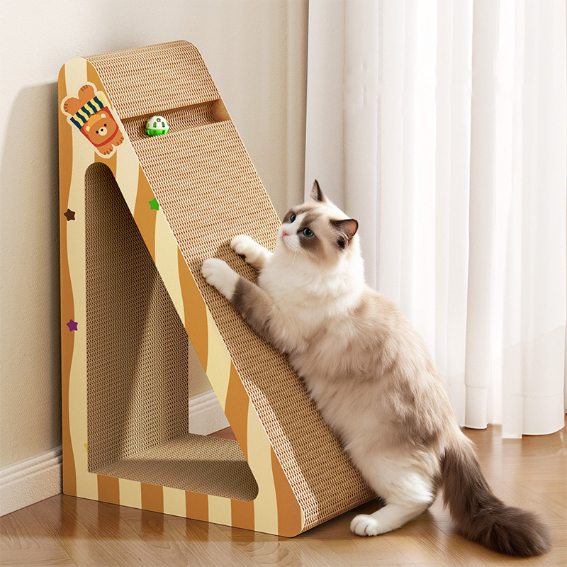 Triangular Vertical Cat Scratching Board