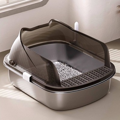 Stainless Steel Elevated Litter Box