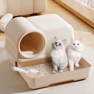 Large Capacity Drawer Style Litter Box
