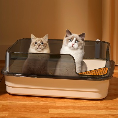 Anti Splash Raised Fence Litter Box