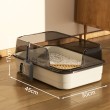 Anti Splash Raised Fence Litter Box