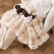 Rabbit Fur Pet Blanket