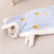Cat Plaid Plush Blanket