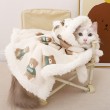 Cat Plaid Plush Blanket