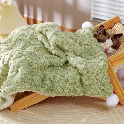 Double Sided Fleece Pet Blanket