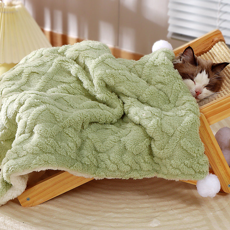 Double Sided Fleece Pet Blanket