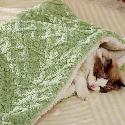 Double Sided Fleece Pet Blanket