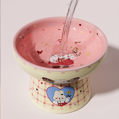 Wide Mouth Tall Legged Pet Bowl