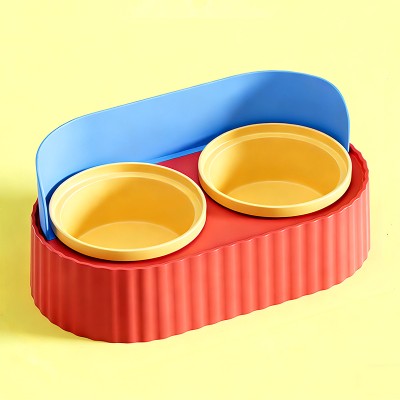 Double Bowl Food Leak Proof Fence