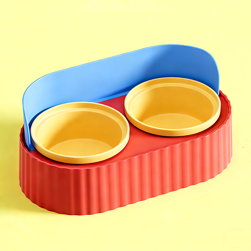 Double Bowl Food Leak Proof Fence