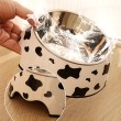 Double Layer Stainless Steel Pet Bowl