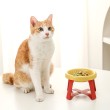 Underglaze Ceramic High Legged Pet Bowl