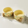 Colorful Polka Dot Ceramic Pet Bowl