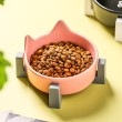Cat Ear Shaped Ceramic Pet Bowl