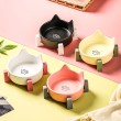 Cat Ear Shaped Ceramic Pet Bowl