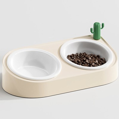 Ceramic Double Pet Bowls