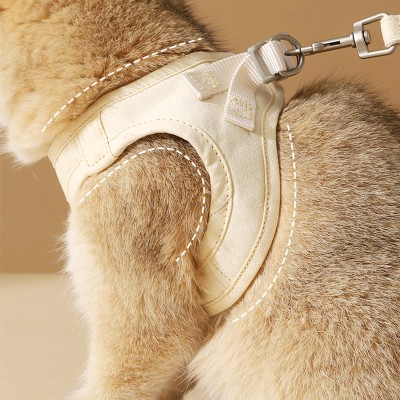 Rabbit Embroidered Chest and Rig Leash Set