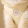 Rabbit Embroidered Chest and Rig Leash Set