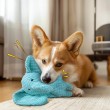 Blue Elephant Dog Toy