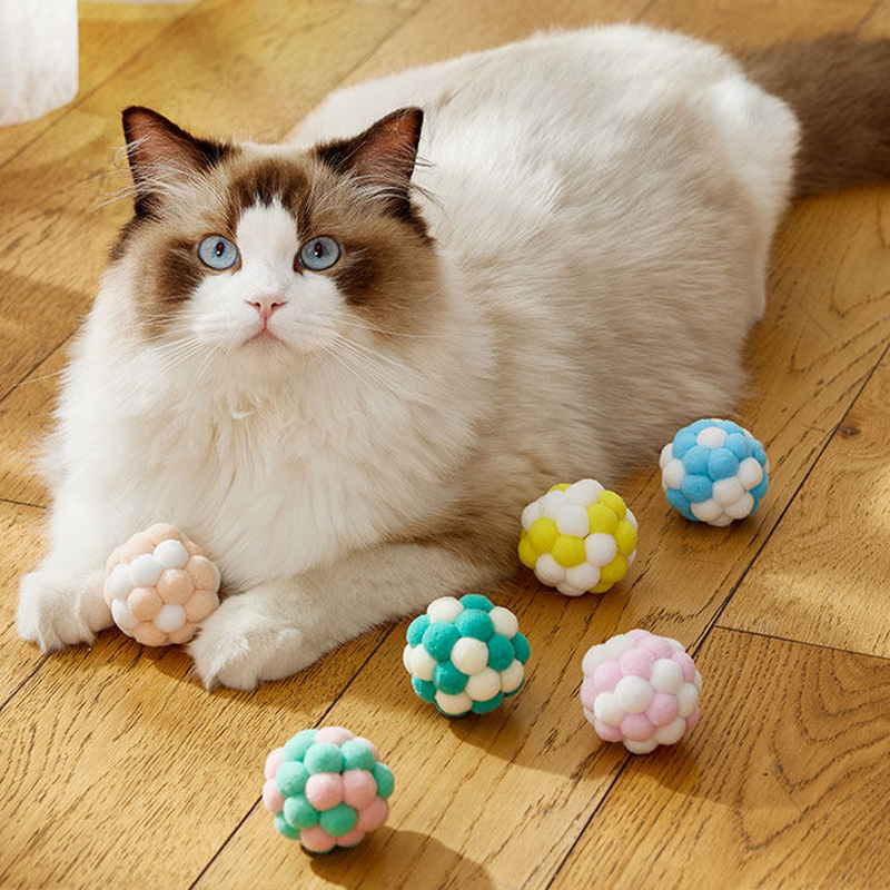 Cat Plush Bouncy Ball
