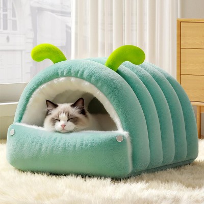 Caterpillar Shaped Cat Bed