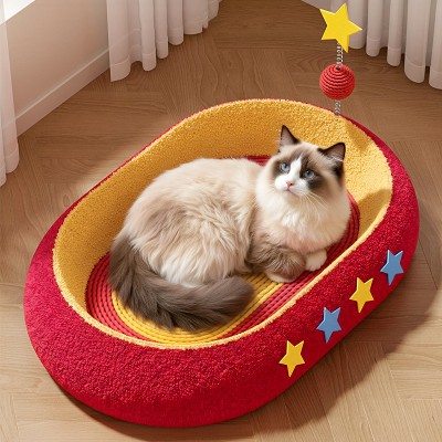 All-in-One Cat Scratching Board and Cat Bed