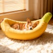 Banana Shaped Dog Bed