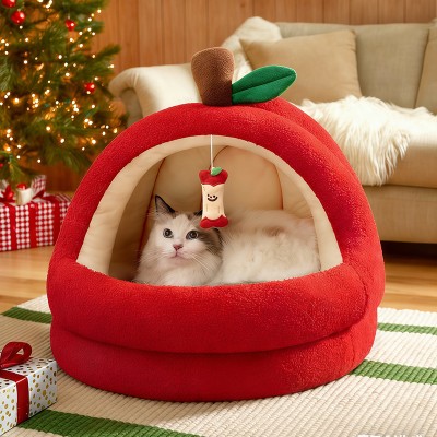 Warm Apple Cat Bed