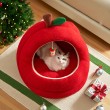 Warm Apple Cat Bed
