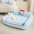Checkered Pet Sofa Bed