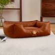 Bite Resistant Leather Pet Bed