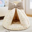 Pumpkin Pet Bed with Bow