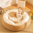 All Season Rattan Cat Bed