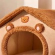 Warm and Thickened House Style Pet Bed