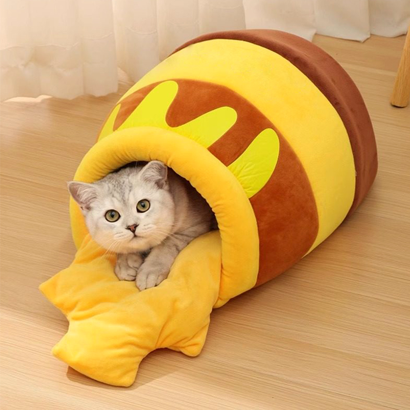 Honey Jar Shaped Cat House
