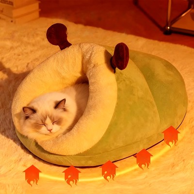 Thickened Semi Enclosed Cat Bed