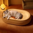 Thickened Oval Cat Bed