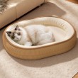 Thickened Oval Cat Bed